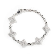 6色四つ葉のクローバー ブレスレット ネックレス W244