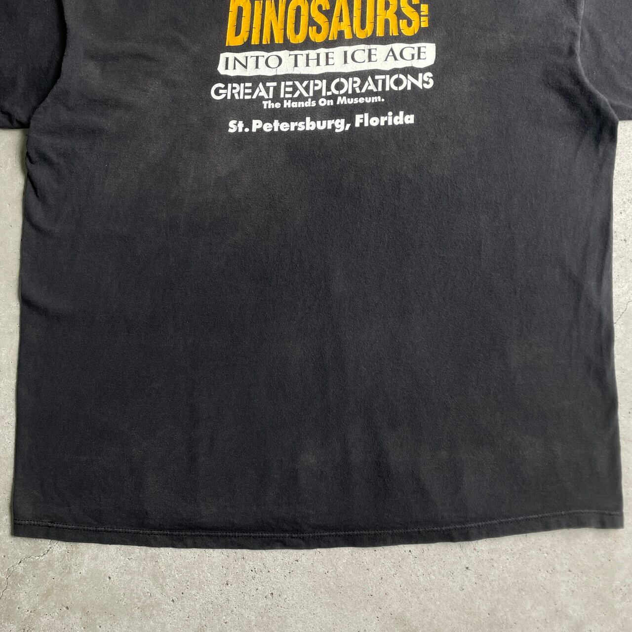 90年代 USA製 サーベルタイガー アート プリントTシャツ メンズXL 古着
