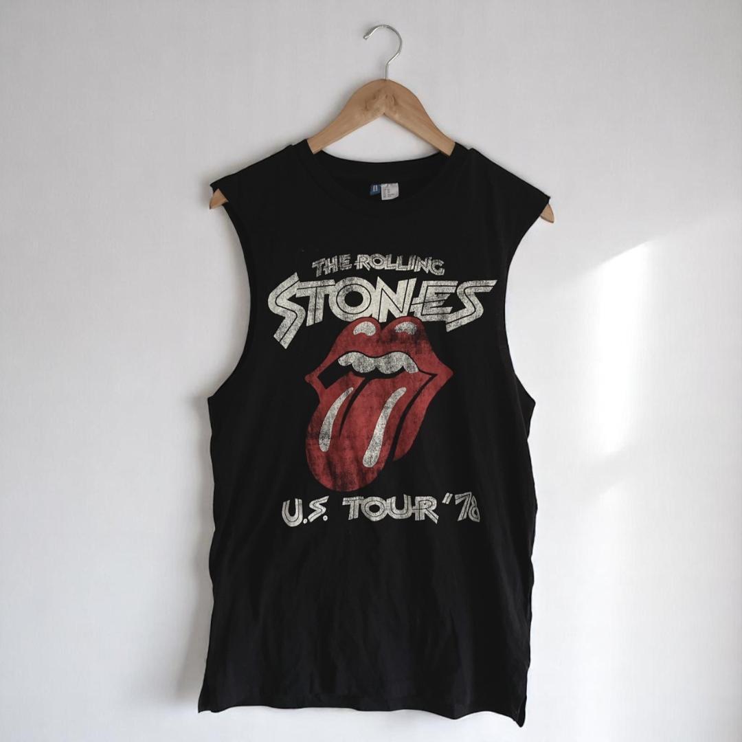 ローリング・ストーンズ ヴィンテージ ライブTシャツ 1990年 ローリングストーンズ ロックTシャツ バンドTタンクトップ 90s