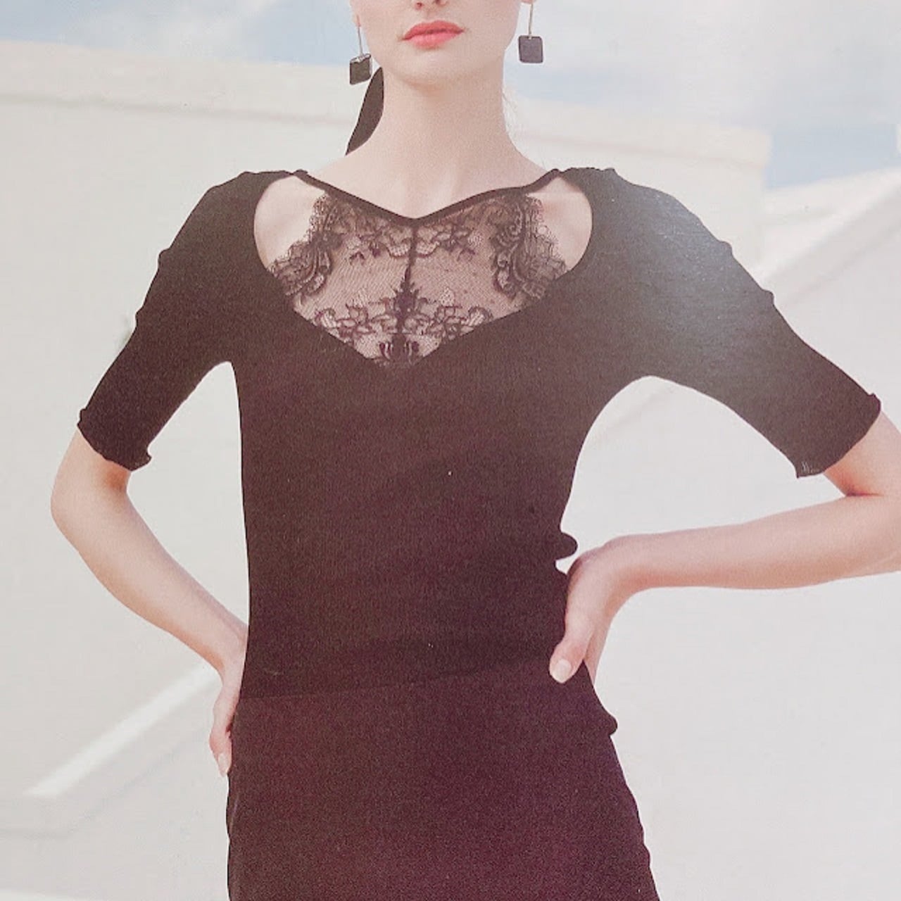 Oscalitoオスカリート リブカットソー サイズ4(L~2L)(11~13号)7256