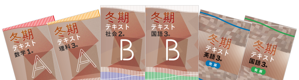 教育開発出版 冬期テキスト Bテキスト＜標準編＞ 国，数，理，社，英