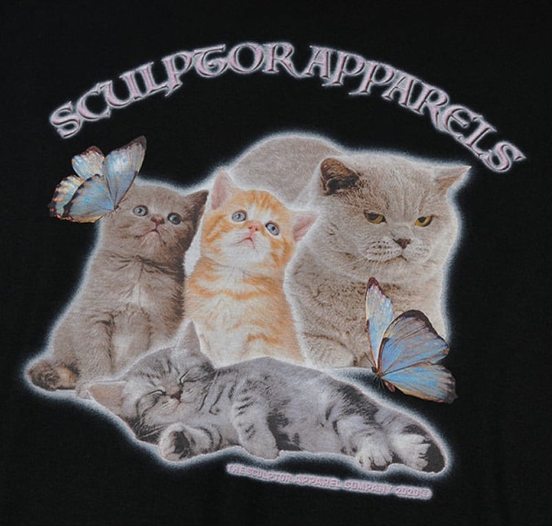 SCULPTOR  Tシャツ kitten ねこ