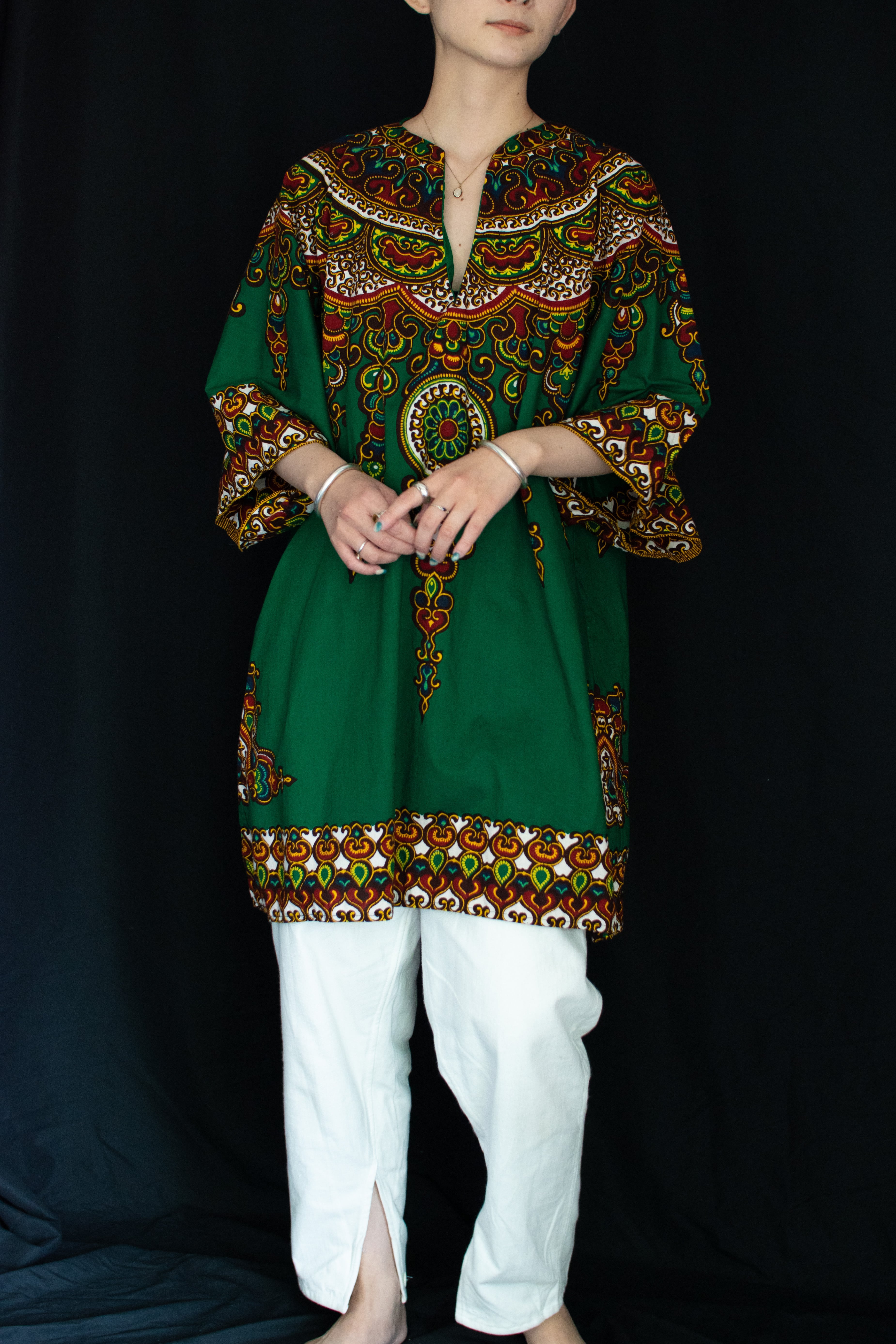 1970-80s Ethnic print tunic