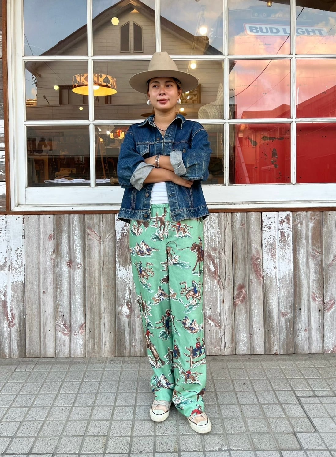 Nick&Nora Western Pattern Pants | BLUE VALENTINE