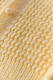 Mokemoke collar ivory cardigan