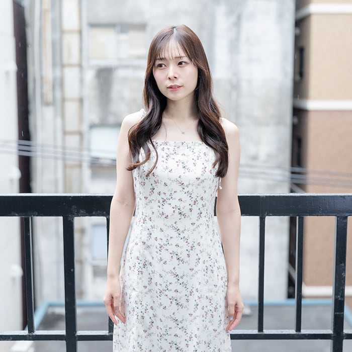 K-POPアイドル着用!【Not Your Rose】 Frill midi dress Ivory