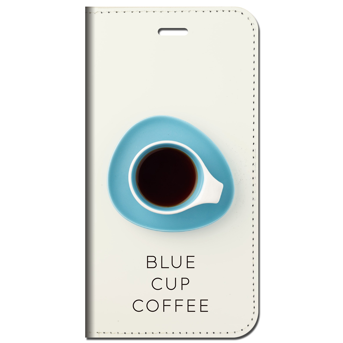 iPhone対応 スマホ 手帳型ケース コーヒーカップ&ビーンズ イラスト ポップ 【iPhone17 / iPhone16 / iPhone16e / iPhoneSE 他 iPhone各機種対応】 st59