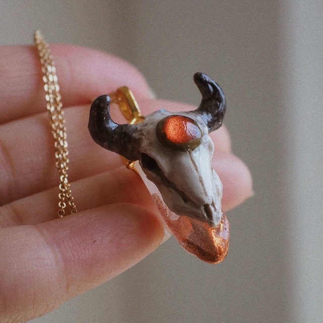 look beyond the beyond on a cow's cranium