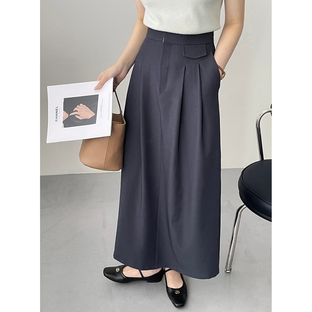 calf length wrap skirt