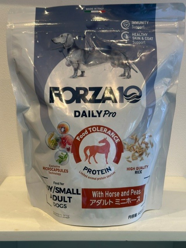 20%OFF【賞味近いため　2026.10.31】FORZA10　デイリープロ　アダルトミニホース　600ｇ