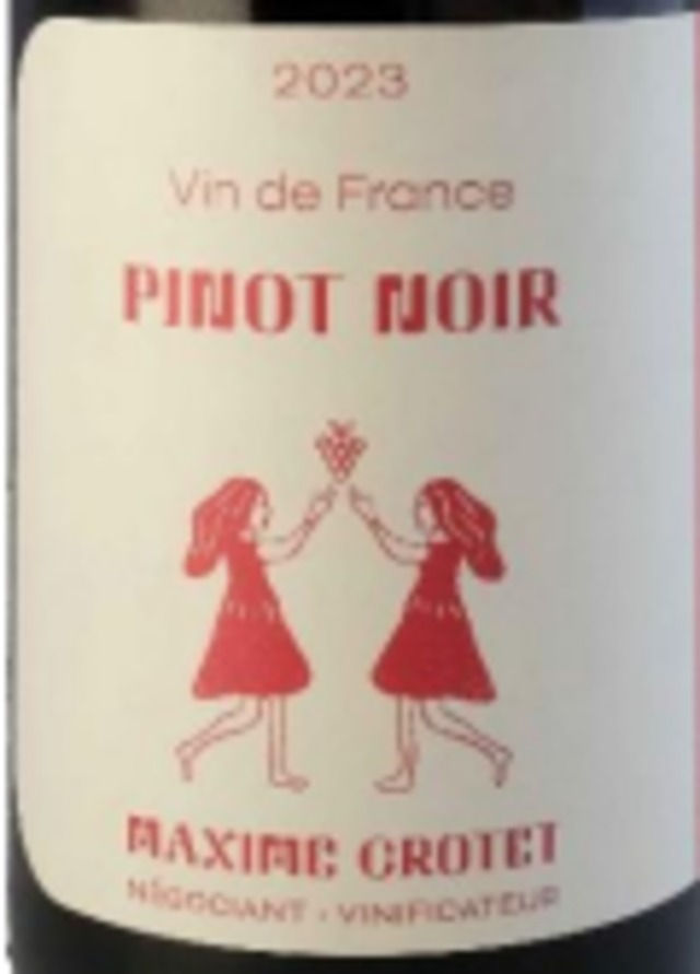 マキシム　クロテ　ヴァン・ド・フランス　ピノ・ノワール　23　Maxime Crotet Vin de France Pinot Noir