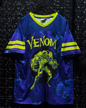 【ÆIEM】MARVEL “VENOM 88” All Over Graphic Football Jersey