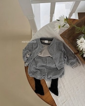 韓国子供服 / 26Autumn / ?取寄?MienbloomB / オーニットカーディガン / ベビー服 / キッズ服 *1号~11*