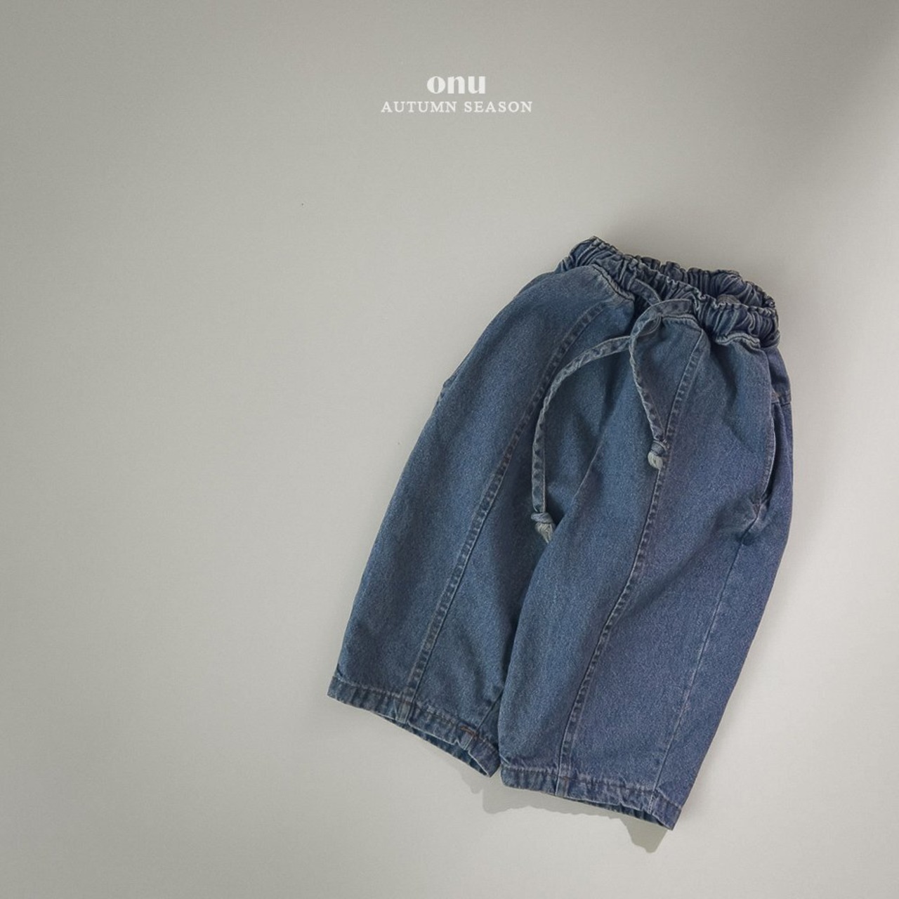 【ONU】ストリングピンタックデニム  80〜130cm 240826 - 2