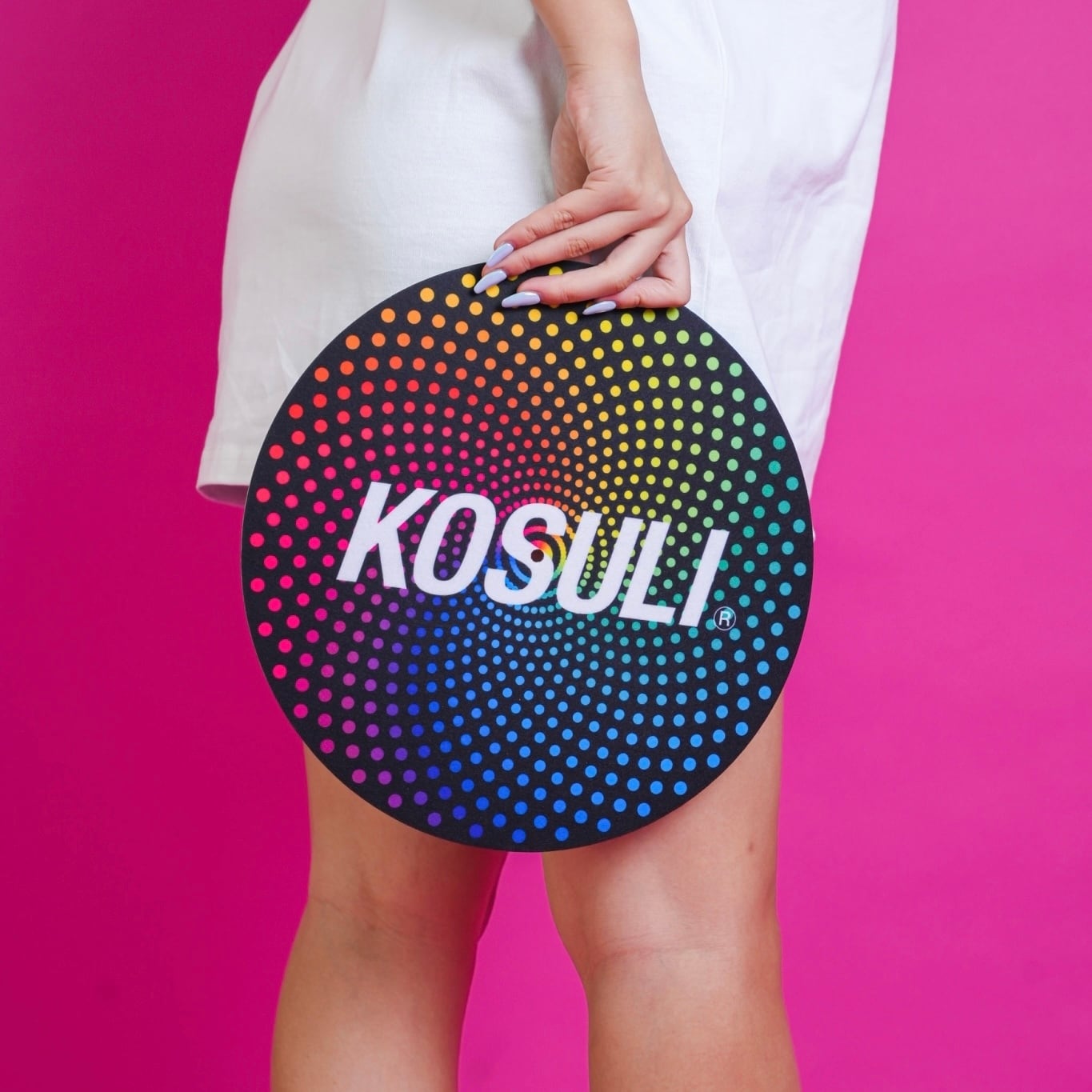 KOSULI / Colorful Spiral Dots & Solor System Pattern 12inch