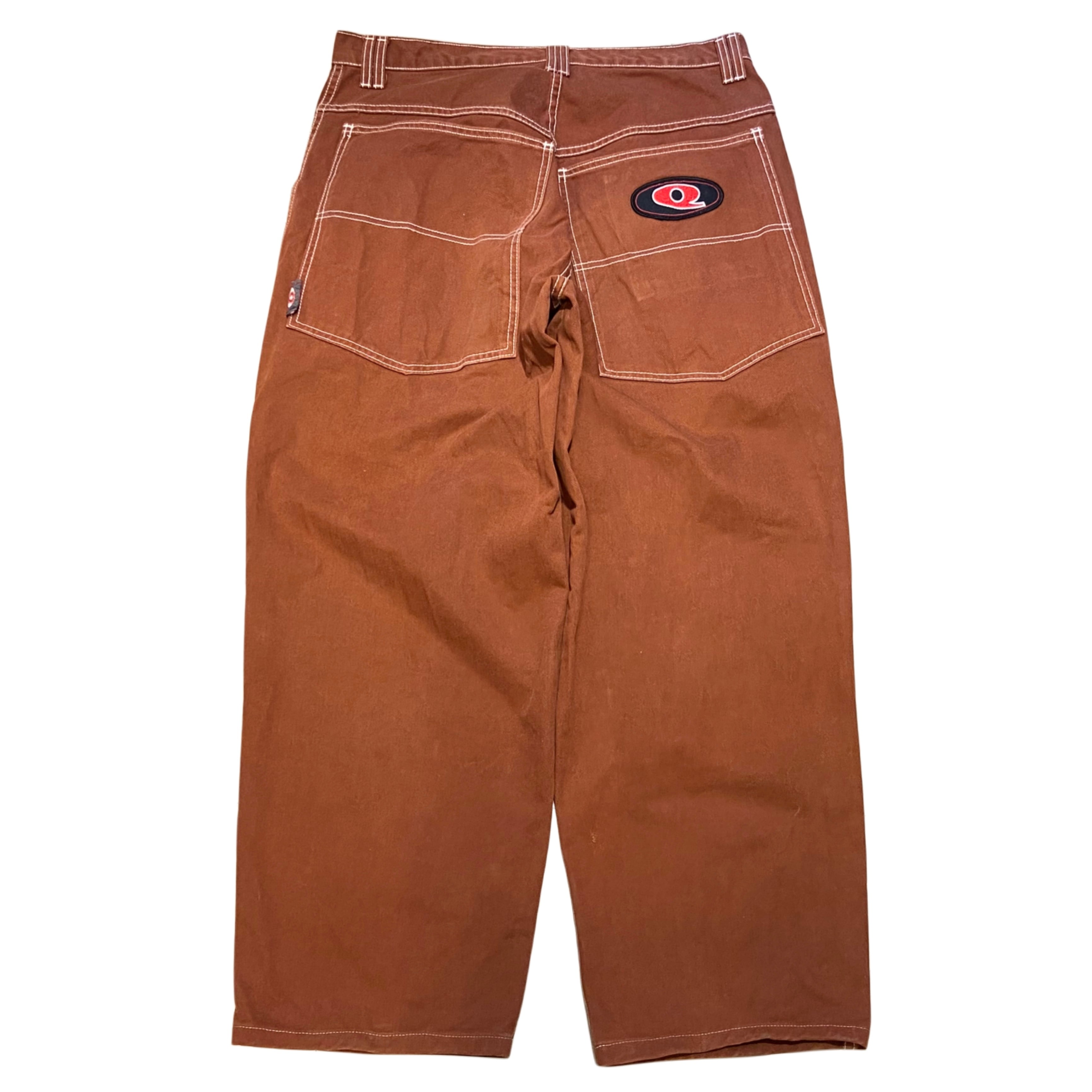 MADE IN USA 90s Q ambient wear 極太 バギー ジーンズ 【W38