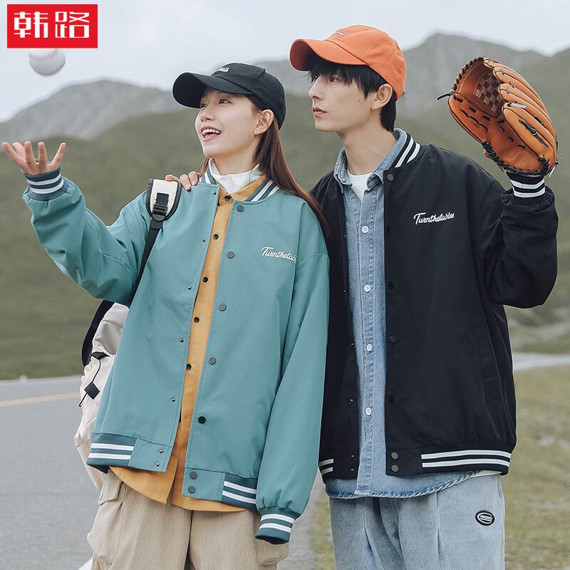 韓国風 秋冬新作 メンズコート ジャケット トップス 野球コート カップル服