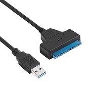 SATA-USB 変換ケーブル 2.5/3.5インチ SSD/HDD用 SATAケーブル 高速転送 USB3.0変換ケーブル Windows/Mac OS 両対応 (SA-TA USB変換アダプタ)