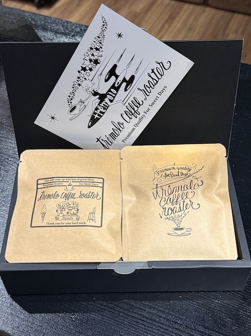 【通信販売】ドリップバッグBOXセット|浅井健一氏(ベンジー)イラスト入り/10個入り(10種×各1個)