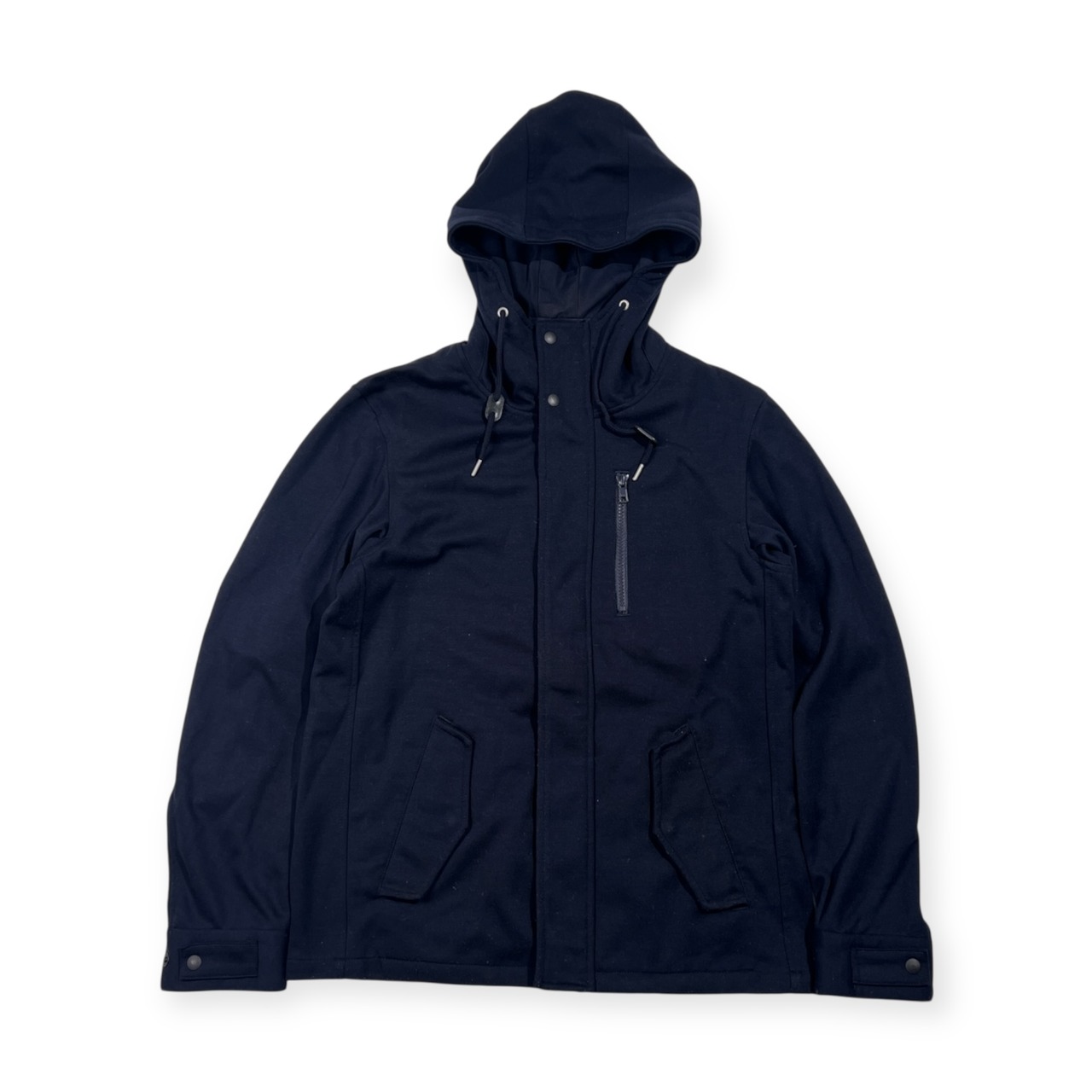 nano universe ナノユニバース マウンテンパーカー フード ジャケット M/ネイビー系 メンズ アウトドア