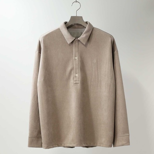 CURLY&Co./SUEDE JERSEY P/O SHIRT