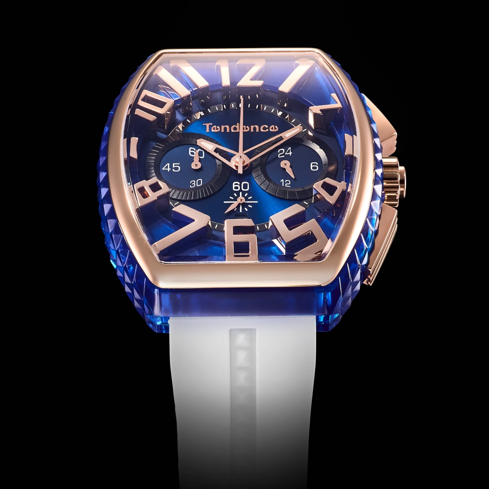 再値下げ】テンデンス Tendence 時計 ホワイト とち 