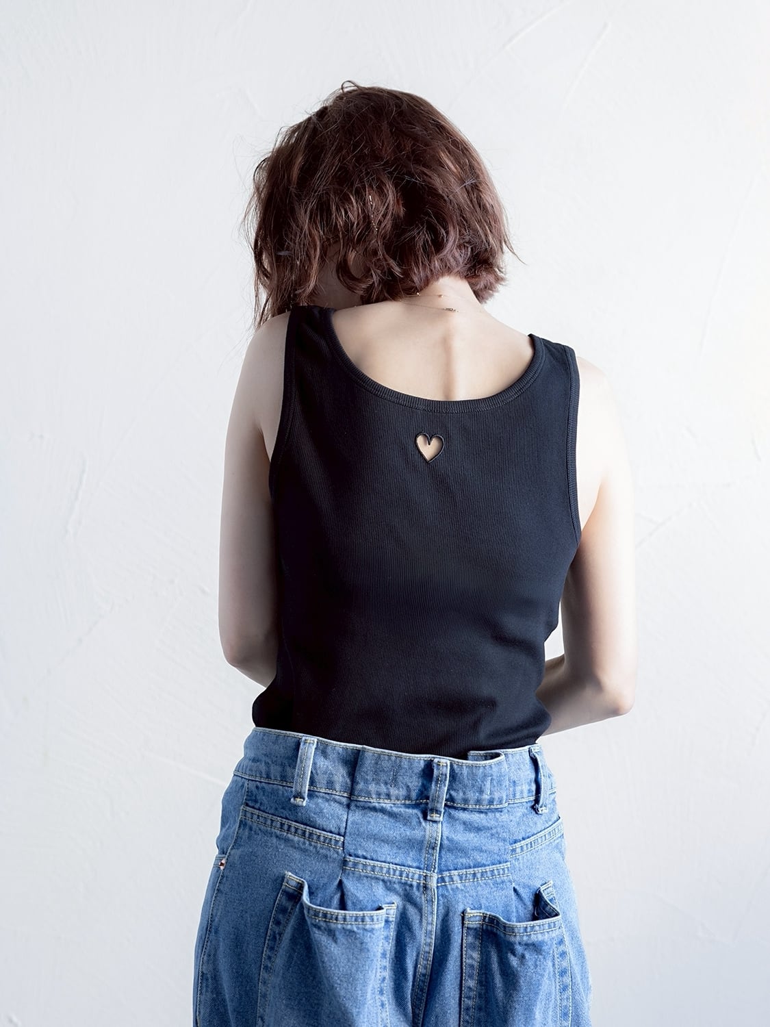 【7/31(金)21:00〜販売開始予定】Heart-kattoso Tank Top ハートカットソータンクトップ☆決済から1週間前後に順次発送いたします!!