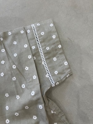 オリジナル甚平ロンパース ベビー用甚平 80cm グレージュ