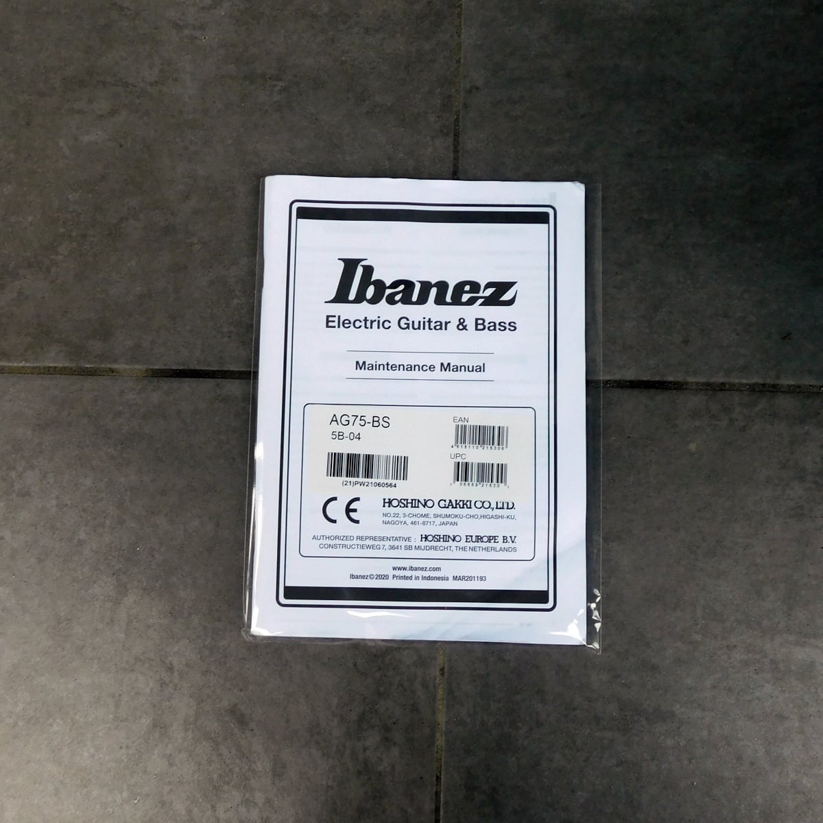 中古 Ibanez アイバニーズ AG75 BS フルアコ ギグバック付き | マルヤ