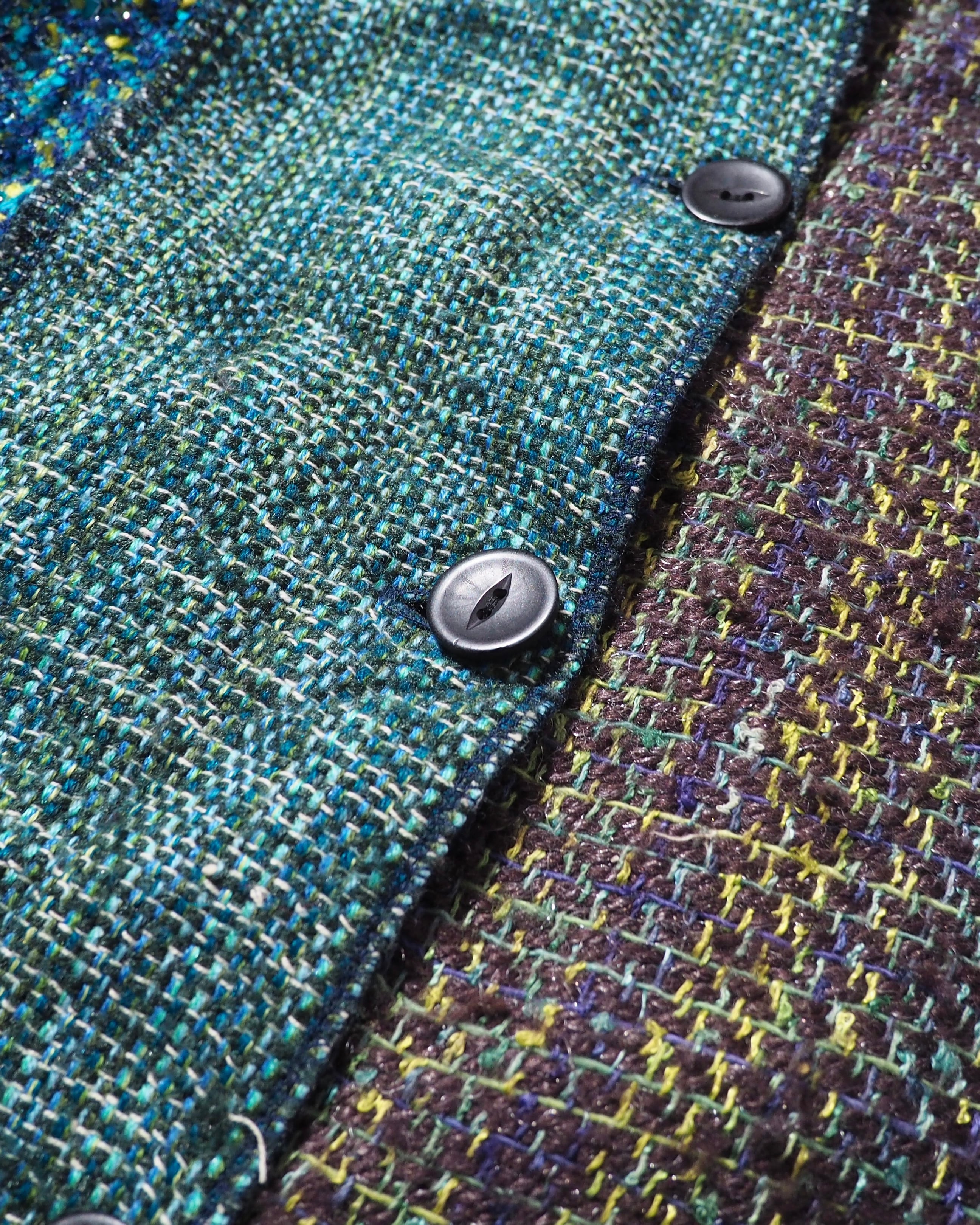 " WHITE STAG " Beautiful Cold panel Custom Patch work jacket