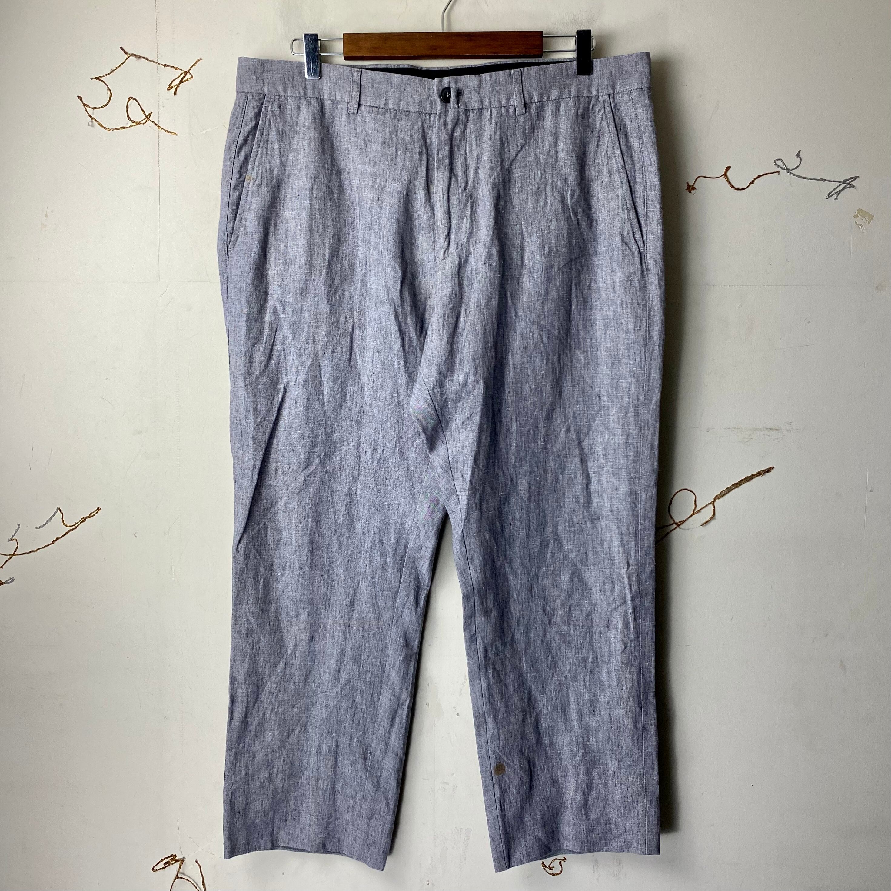 GIORGIO ARMANI linen wide pants | NOIR ONLINE