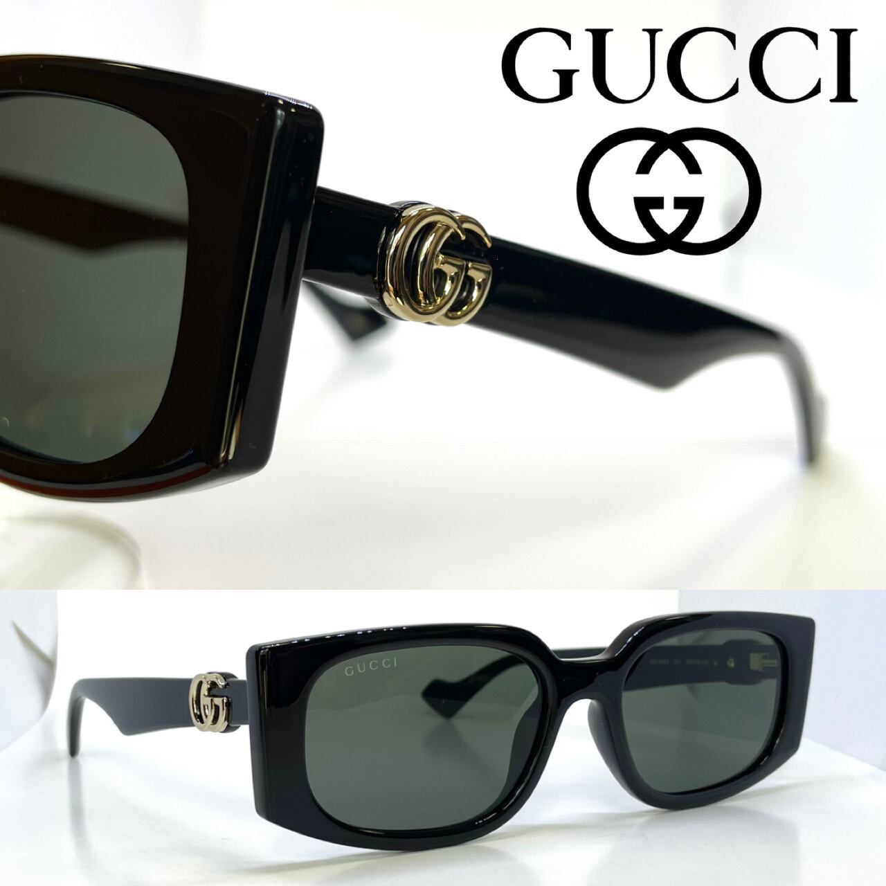 グッチ GUCCI サングラス GG1534S 001 ブラック レンズ グレー 