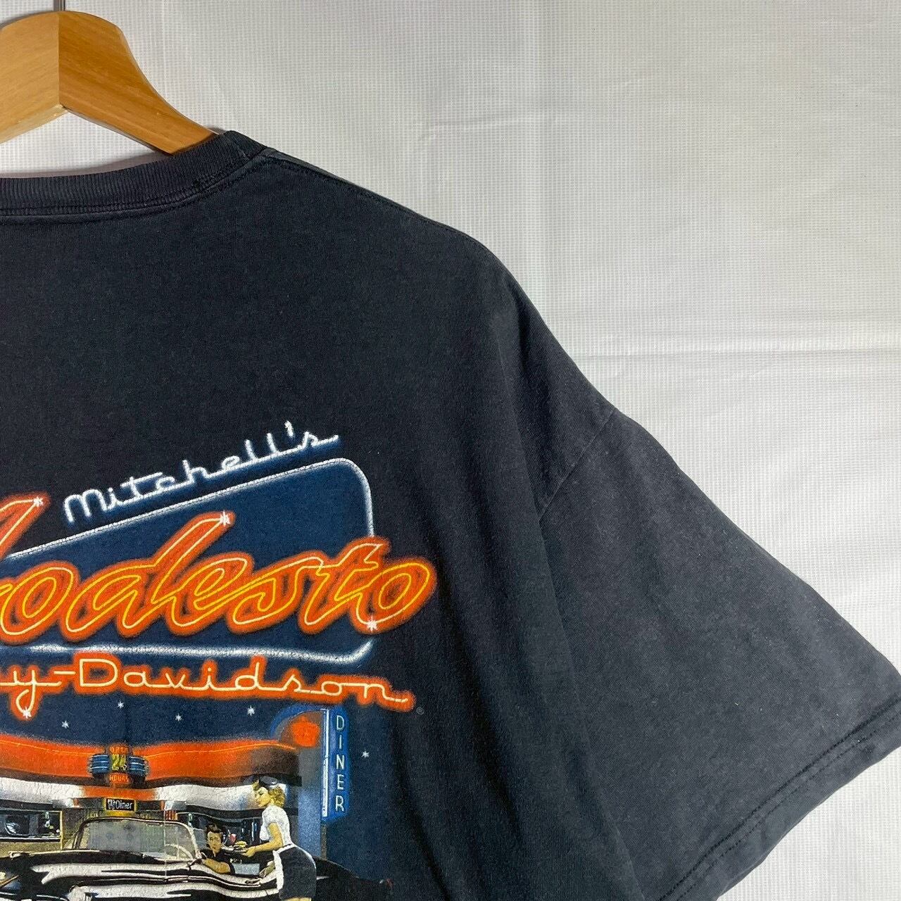 00s HarleyDavidson ハーレーダビッドソン No1 Tシャツ ブラック 半袖