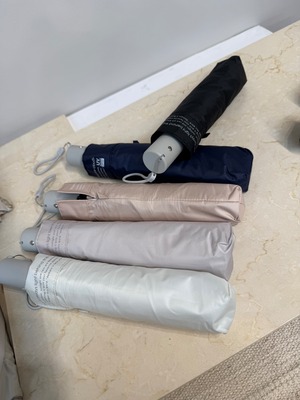 【ご予約】日傘　ワンプッシュ折りたたみ　遮光　遮熱【atelier brugge】