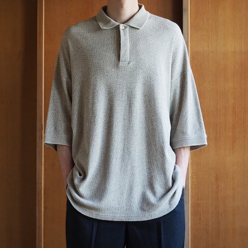 natural knit polo