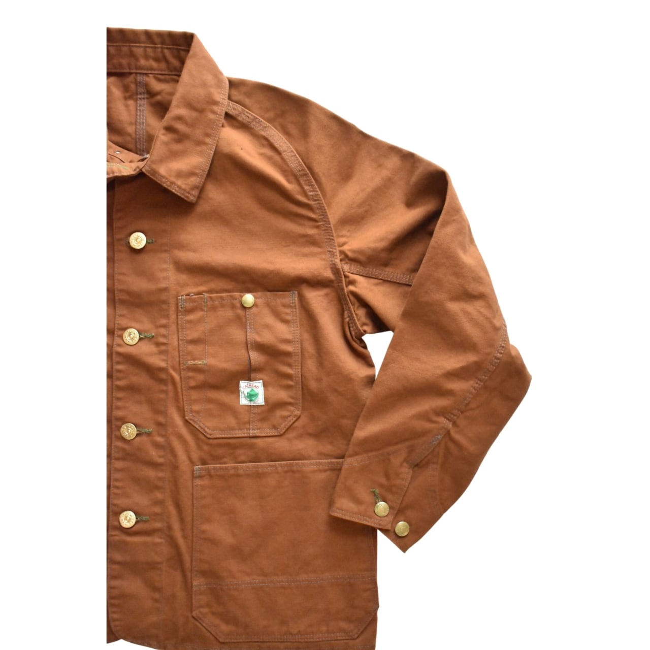 TCB jeans / Cat Head Jacket Brown Canvas - キャットヘッド