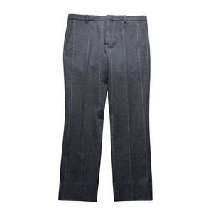 JIL SANDER irregular stripe melton wool set-up