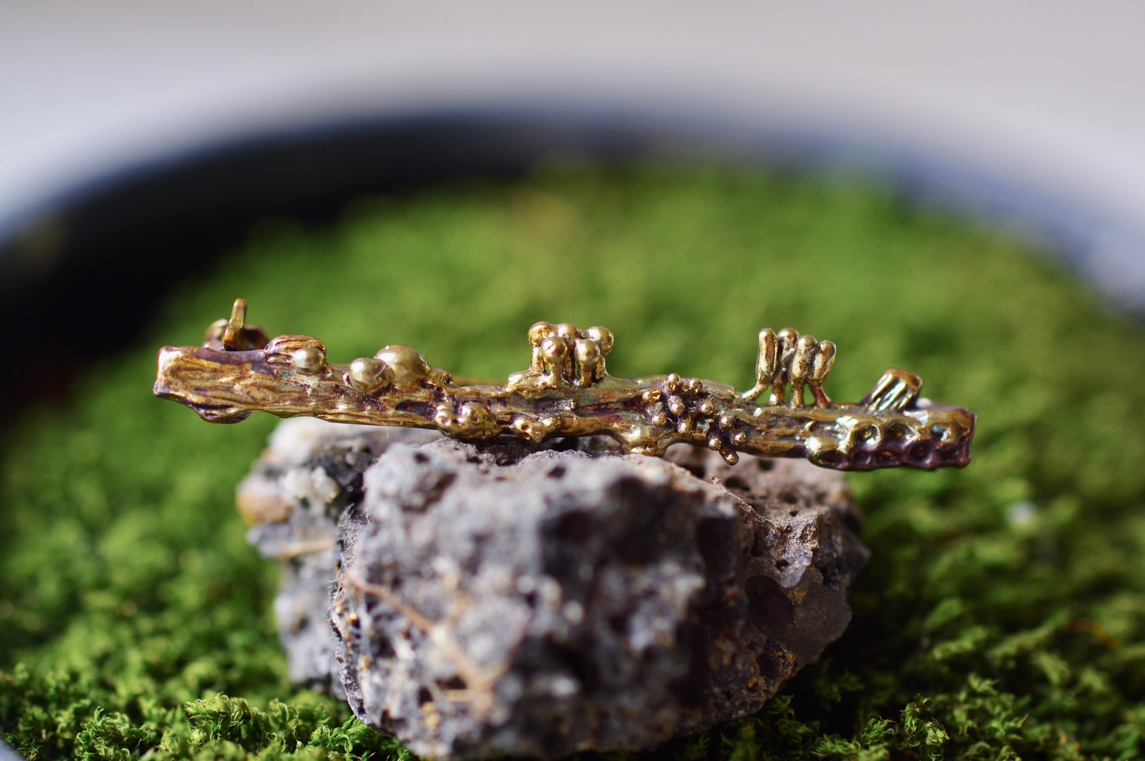 slime moldブローチ