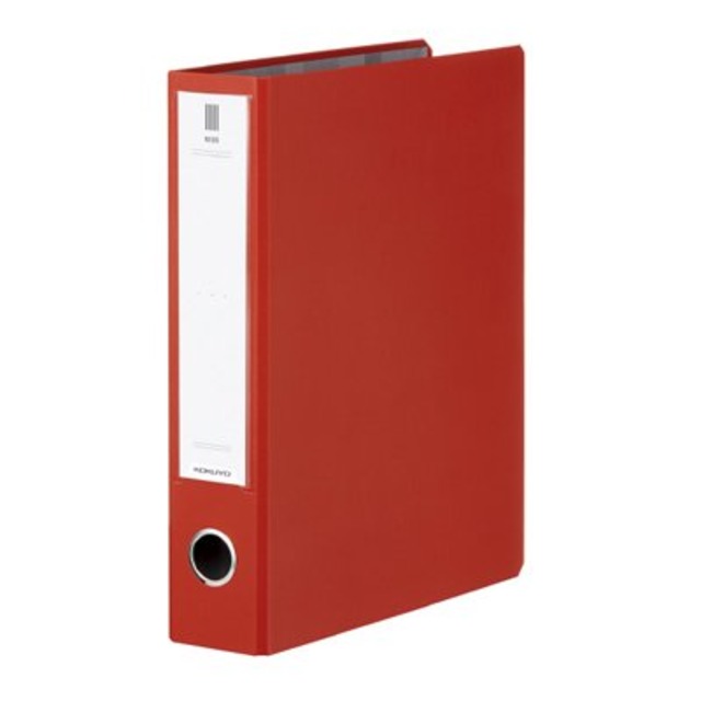 コクヨ NEOS ネオス チューブファイル A4縦50mmとじ 2穴 カーマインレッド フ-NE650R