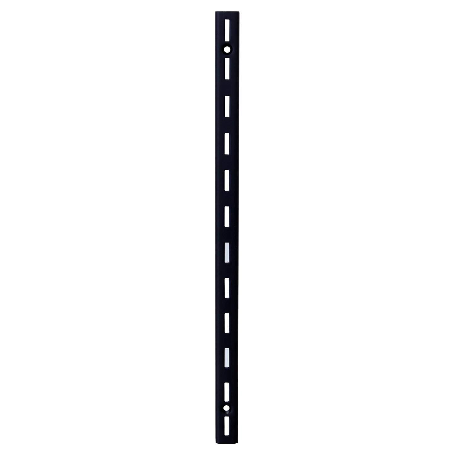【特価処分】和気産業(Waki Sangyo) ピラシェル棚柱 1X4材 ピラシェルシリーズ 棚板 収納 壁 黒 奥行12×幅17×高さ300mm WPS001
