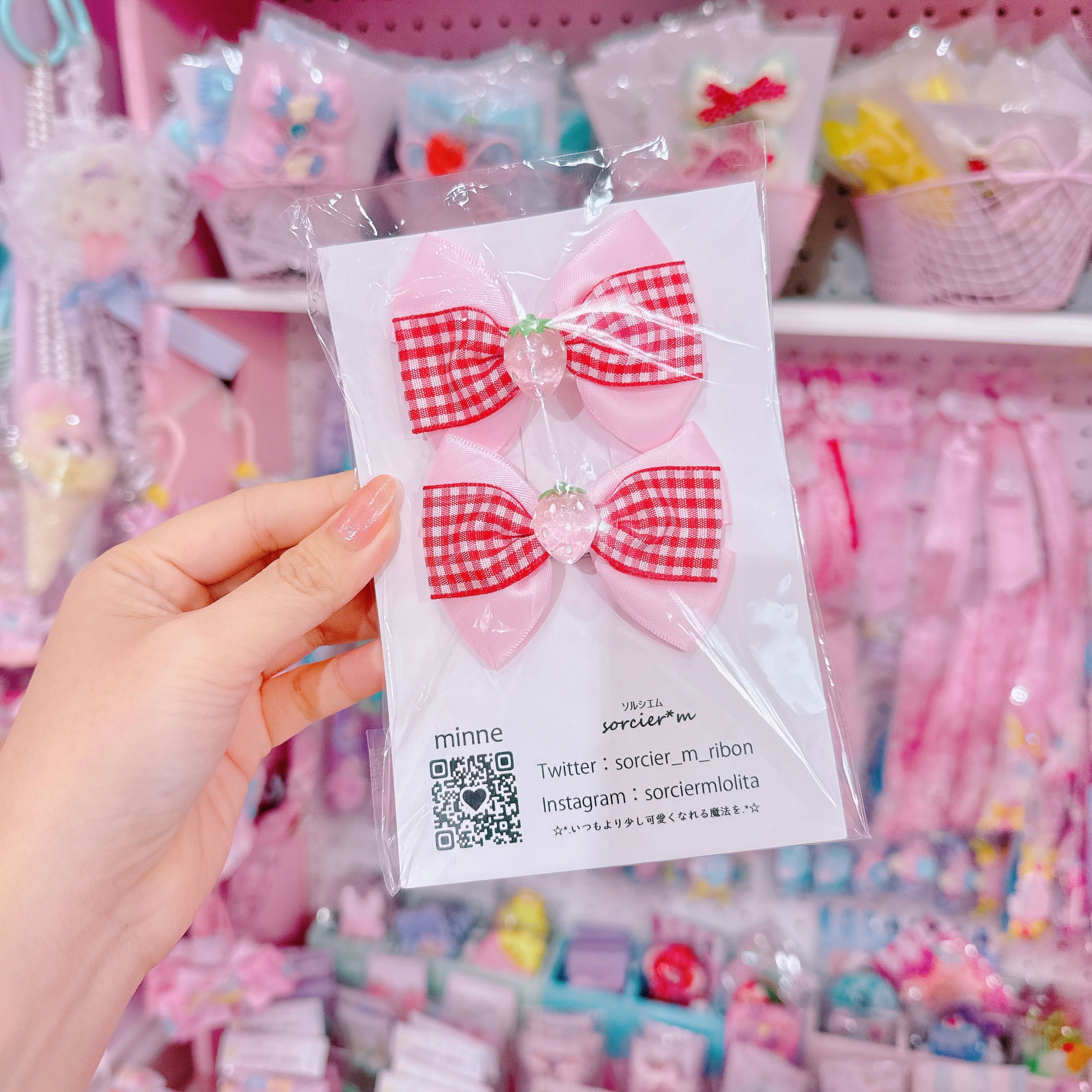 【E10】7-13ツインヘアクリップ