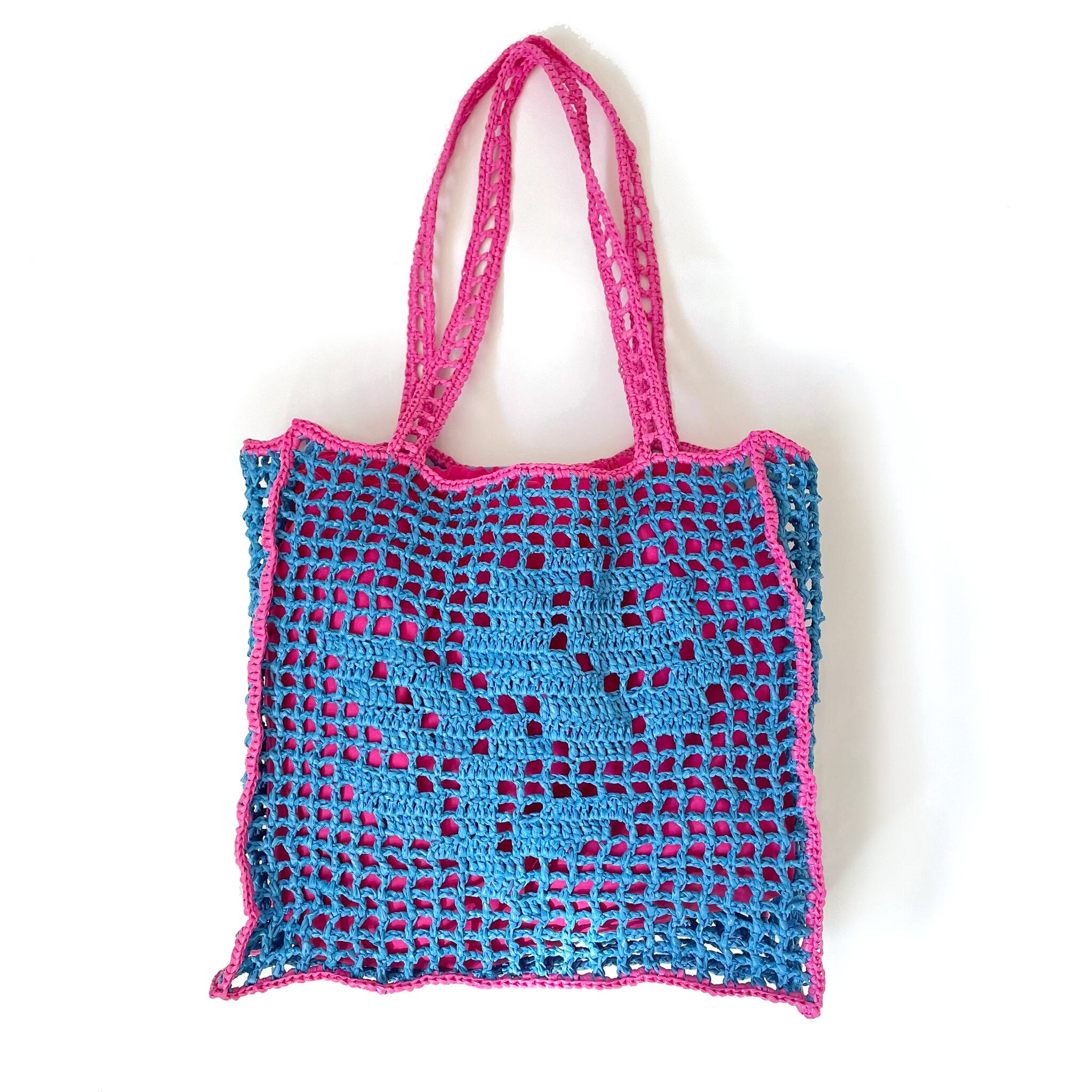 グラニースクエアbag カラフル（ブルー） | Pay ID