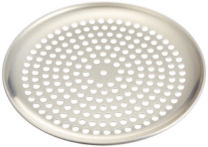 【在庫のみ】遠藤商事 ピザパン 業務用 穴明 TKG 25cm アルミニウム 中国製 GPZ3703