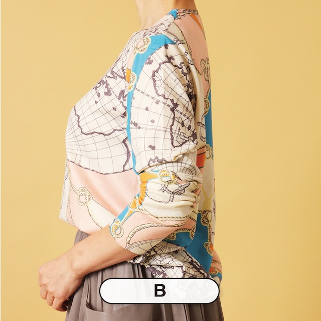 長袖ニット【全3柄】