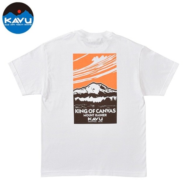 KAVU Rainier TEE　バックプリントTシャツ