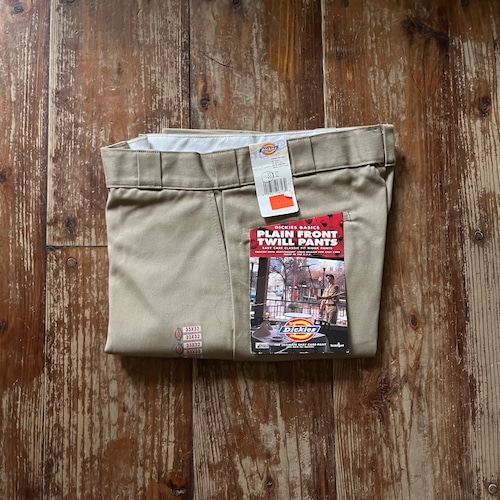 Circa 90's Deadstock "Dickies 874KH (Khaki)" Vintage Work Pants/33