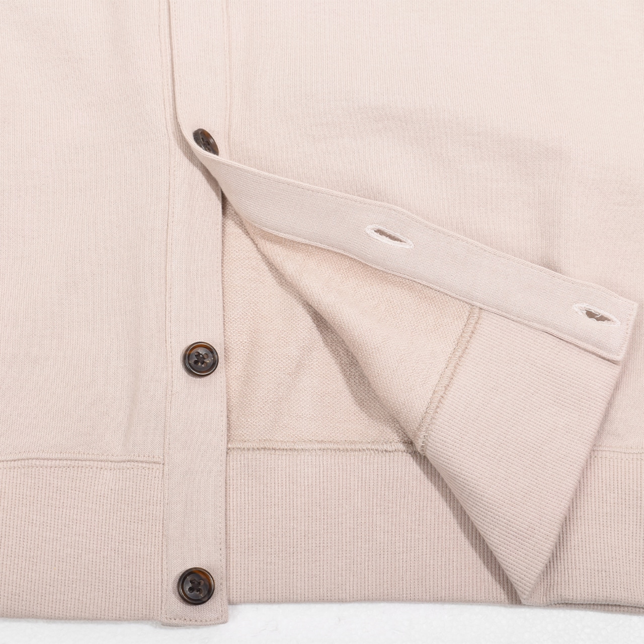 日本製裏毛カーディガン