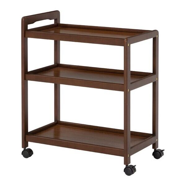 天然木キッチンワゴン | E-lifedesign「ママが選ぶ」実用性と