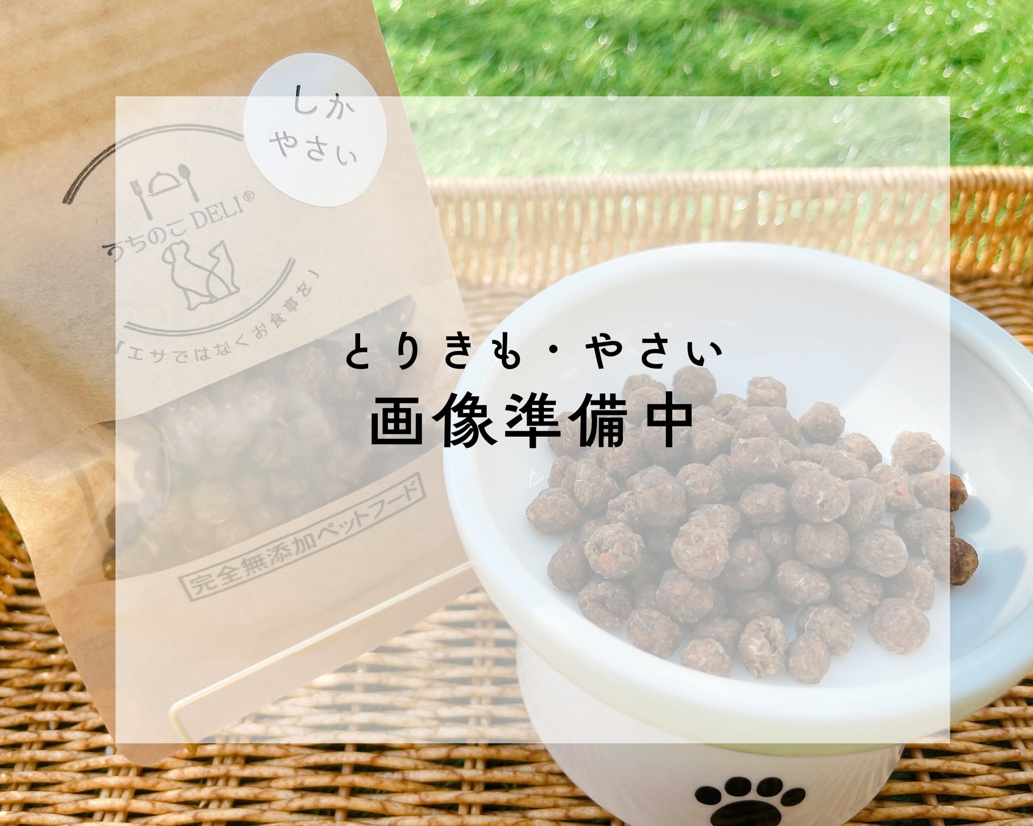 半生タイプ：とりきも・やさい100g　うちのこDELI