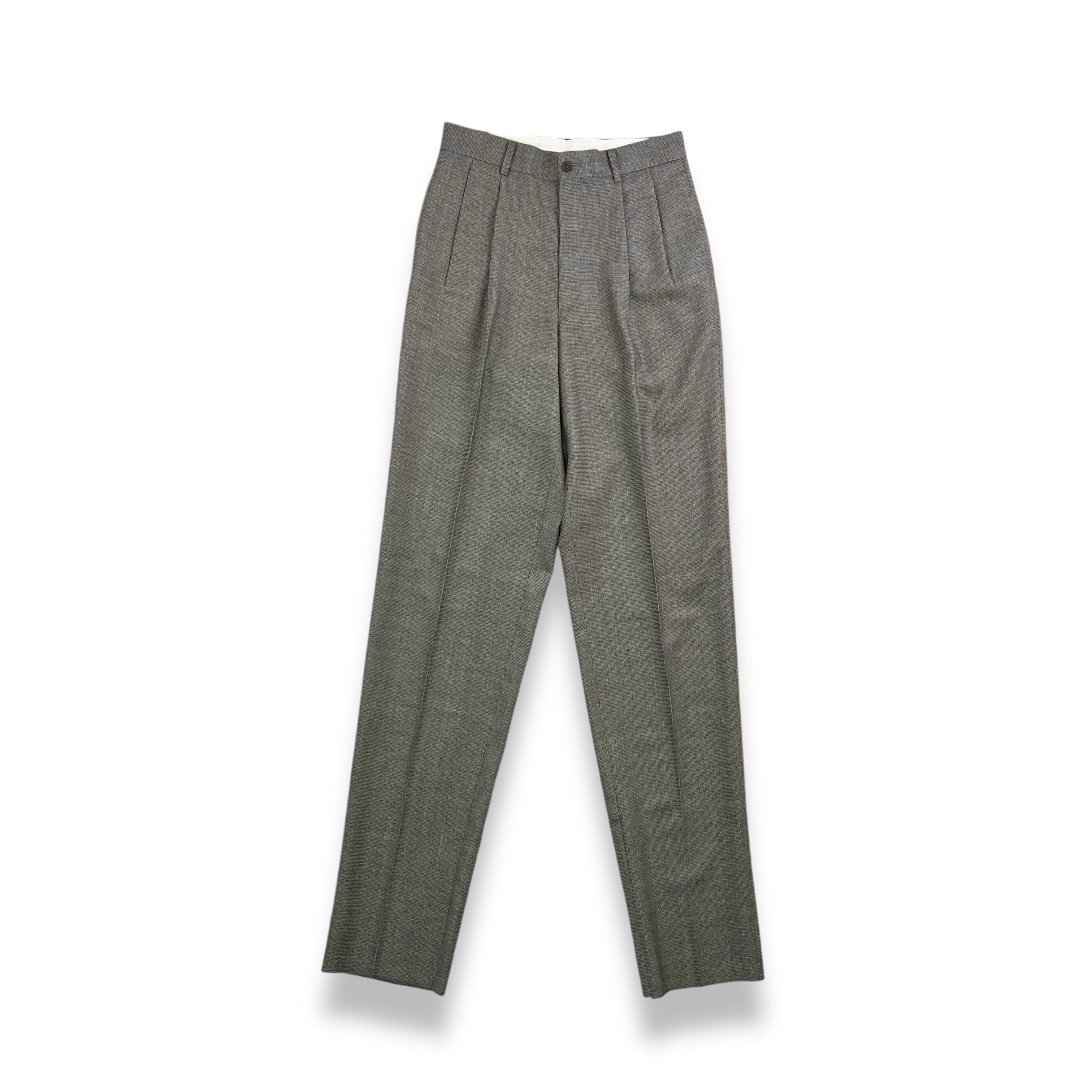 90s Yohji Yamamoto × D'URBAN A.A.R 2-Tuck Wool Slacks | MARKET
